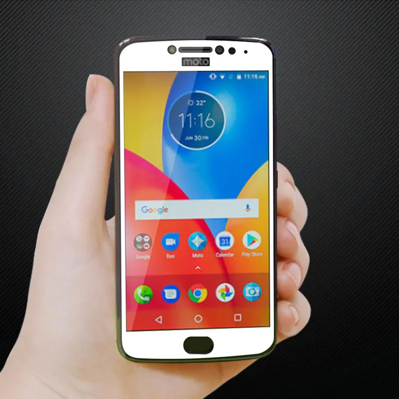 Для Motorola Moto E4 Plus защита экрана 9H закаленное стекло для Motorola E4 Plus полное покрытие Защитная пленка для Moto E4 Plus