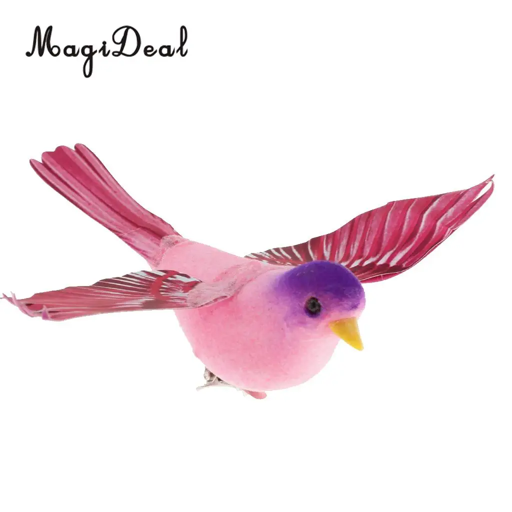 Spreading Winds Artificial Feathered Foam Birds Home Garden Wedding Decor
