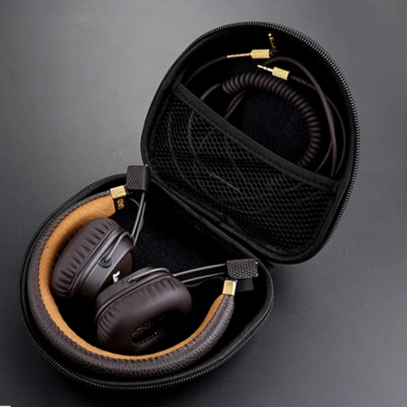 Mayitr Earphone Accessories 1pc Headphone Storage Case Ear Headphones Box Bag For Marshall Major