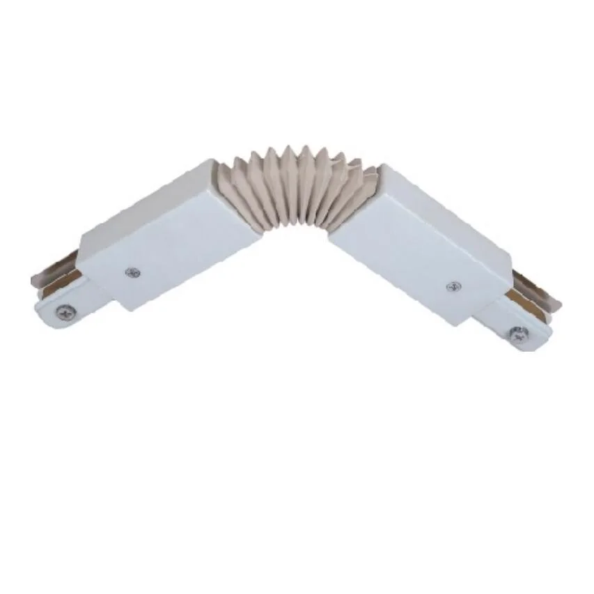 

Two wire Track light fittings / Lighting Track Flexible Joints Adjustable Angle Connector 5pcs