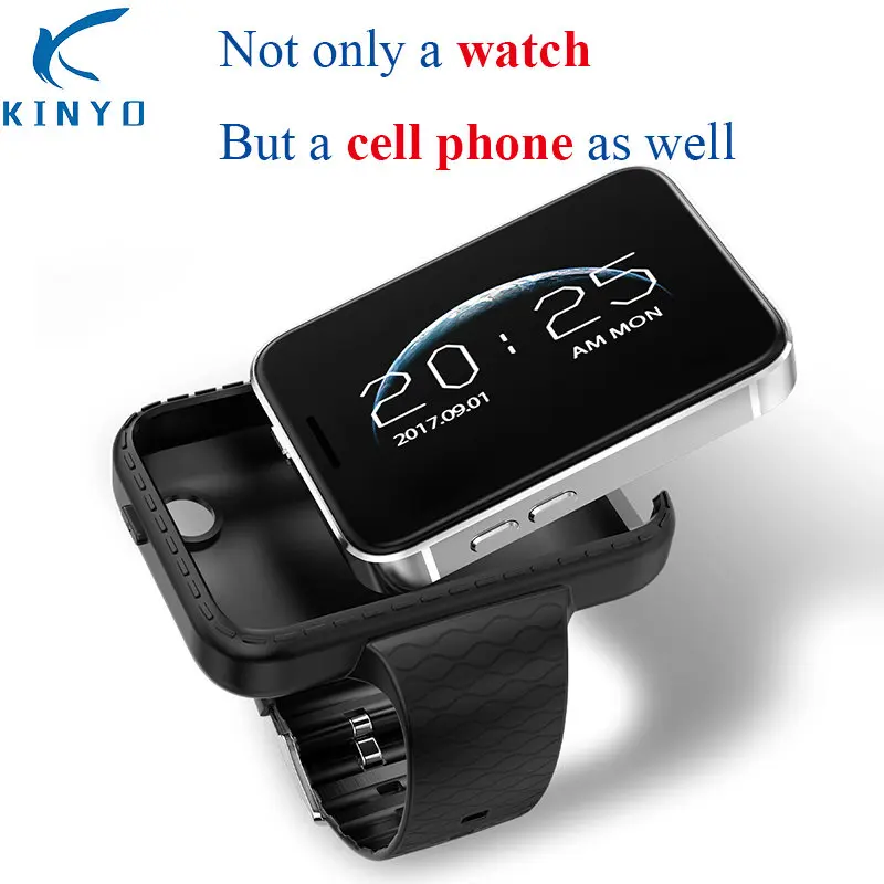 

Mobile watch smart phone sim card MP3 MP4 500mah GSM Bluetooth music call reminder remote camera men women luxurious smart watch