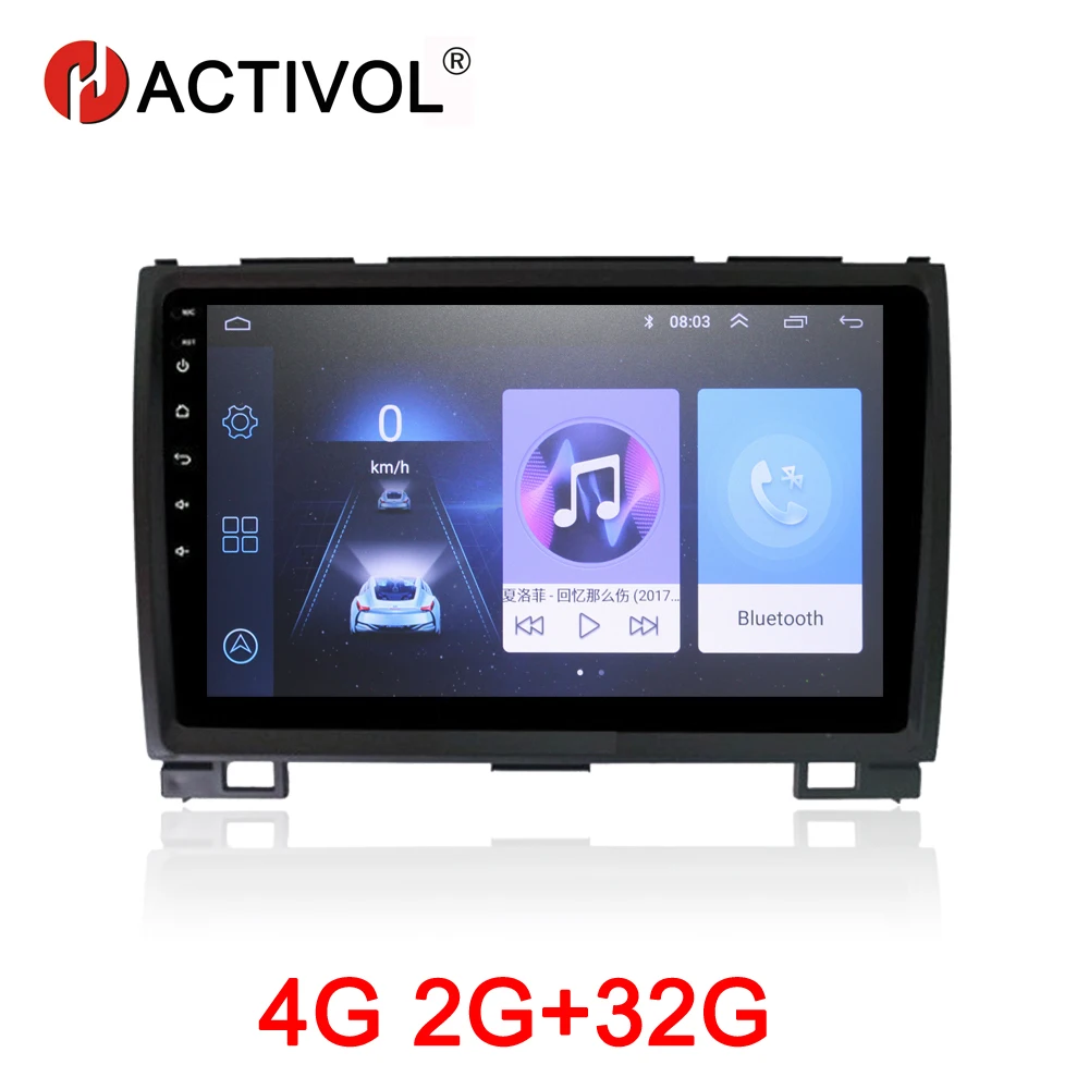 HACTIVOL 2G+ 3 2G Android 8,1 Автомобильная магнитола для Greatwall Hover Haval H3 H5 2009-2012 dvd-плеер автомобиля аксессуары 4G плеер - Цвет: 4G 2G 32G