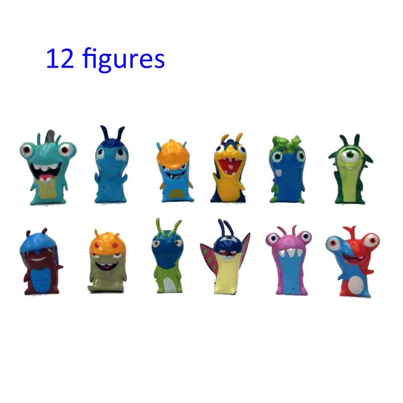 New 24 models Cartoon Anime Slugterra  Action Figures Mini  Slugterra PVC Figures Toys Gifts for Children ninja turtles toys Action & Toy Figures