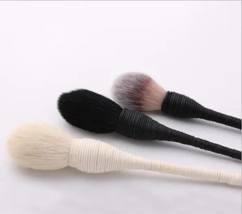 

Kabuki Flat Contour Blusher Powder Foundation Eye Shadow Face Makeup Brush Nature Goat Hair Cosmetic Tools / by dhl 50sets