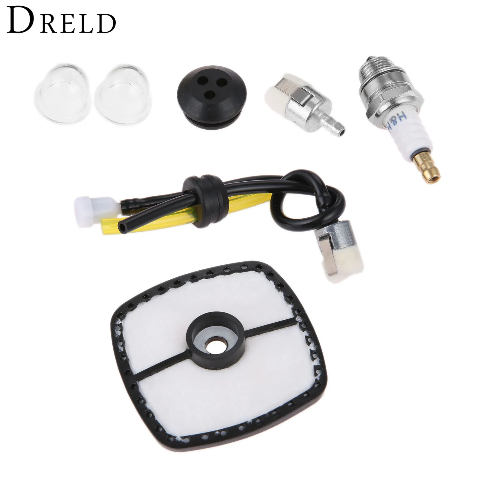 

DRELD Repower Tune Up Fuel Tank Grommet Kit for ECHO ES-250 PB-250 PB-250LN Trimmer Chainsaws Replacement Garden Tool Parts