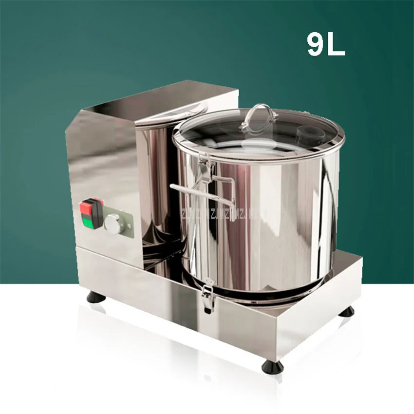 

9L Commercial Stainless Steel Electric Meat Mincer Machine Vegetable Ginger Garlic Mincer Grinder Cutter Food Processor 220V