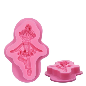 

3D Dancing Lovely Girl Silicone Mold Fondant Mold Cake Decorating Tools Chocolate Molds Baking Tool Sugarcraft