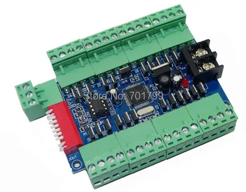 

24CH easy dmx constant voltage decoder,DC5-24V input;3A*24channel output