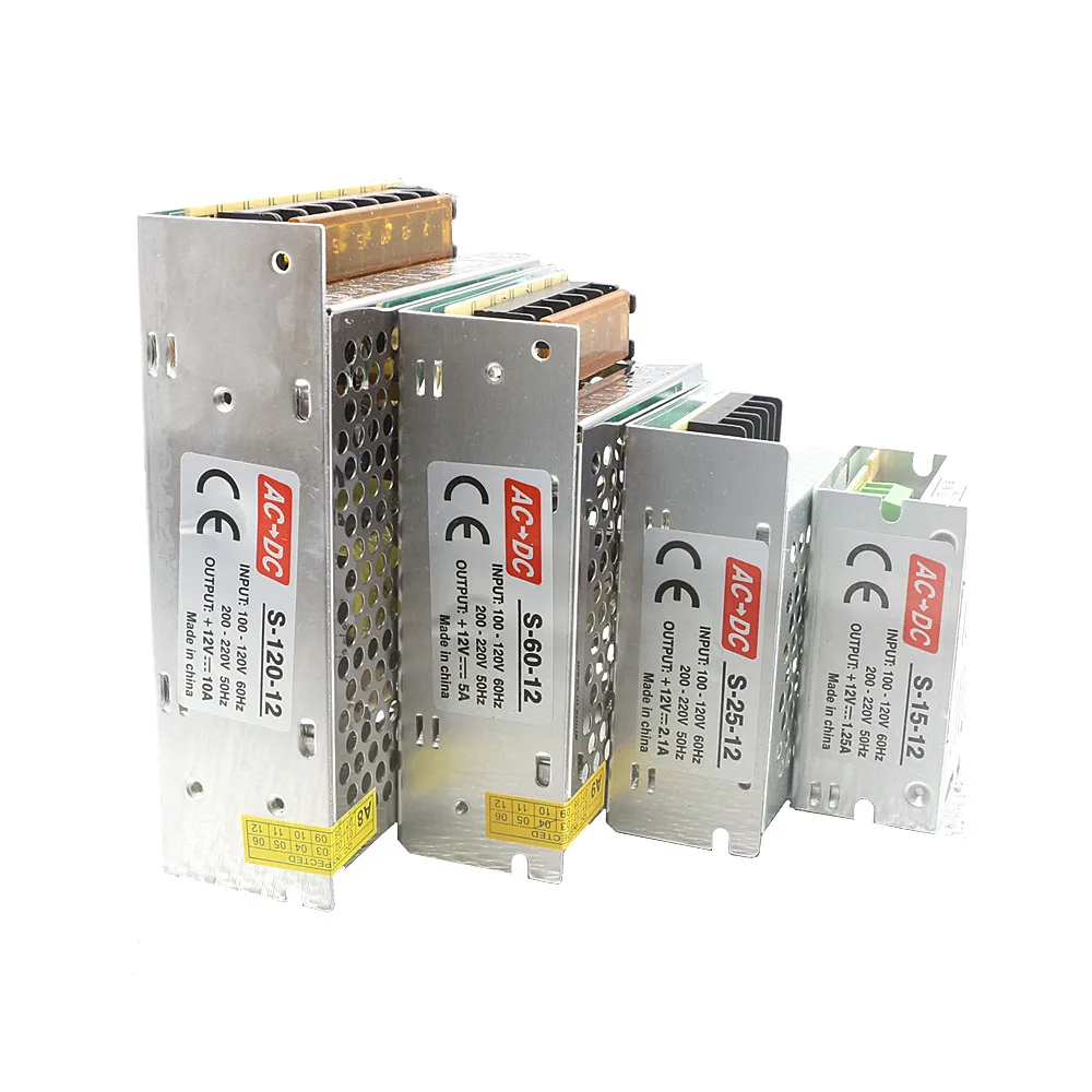 DC 12 V 480 W 720 180 120 60 36 1A 3A 10A адаптер постоянного напряжения импульсный источник