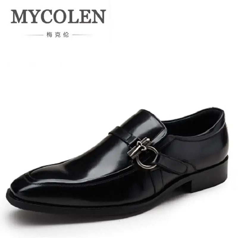 

MYCOLEN Top Quality Handsome Comfortable Men Wedding Shoes British Luxury Gentleman Mens Formal Shoes Sapatos Masculino