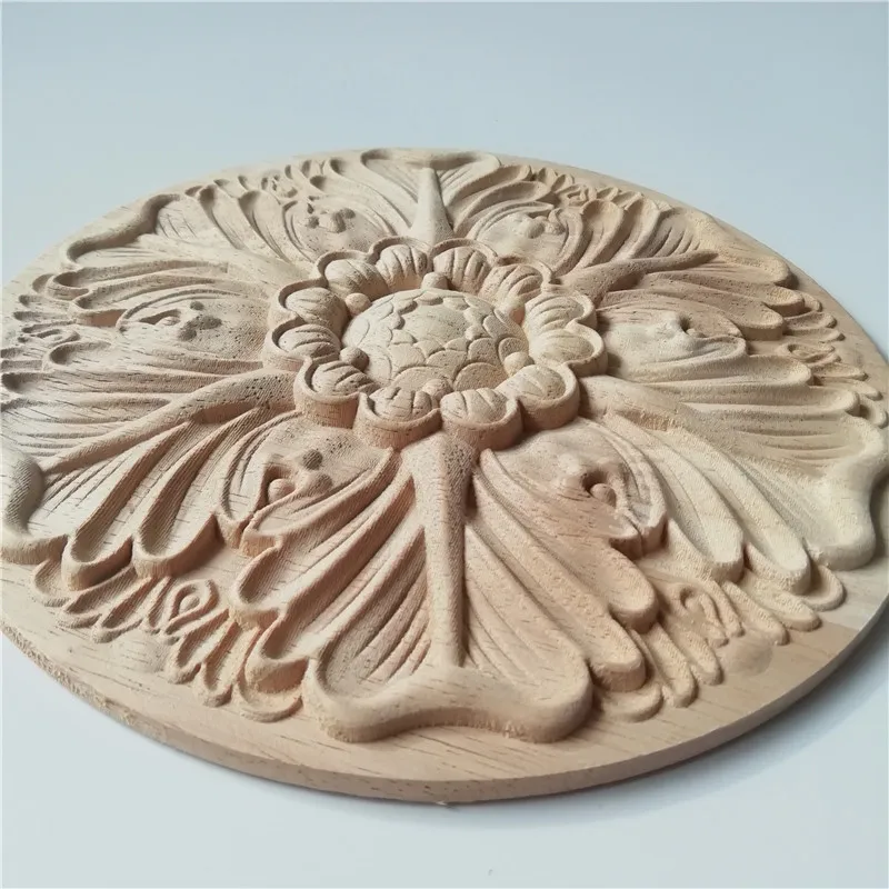 

JB01 Decorative Wood Carving Upholstery Cabinet Door Background Wall DecorationRock Carving Patt