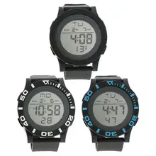 Цифровые часы большой дисплей студенческие спортивные защищенные часы мужские повседневные светодиодный Электронные наручные часы orologio uomo