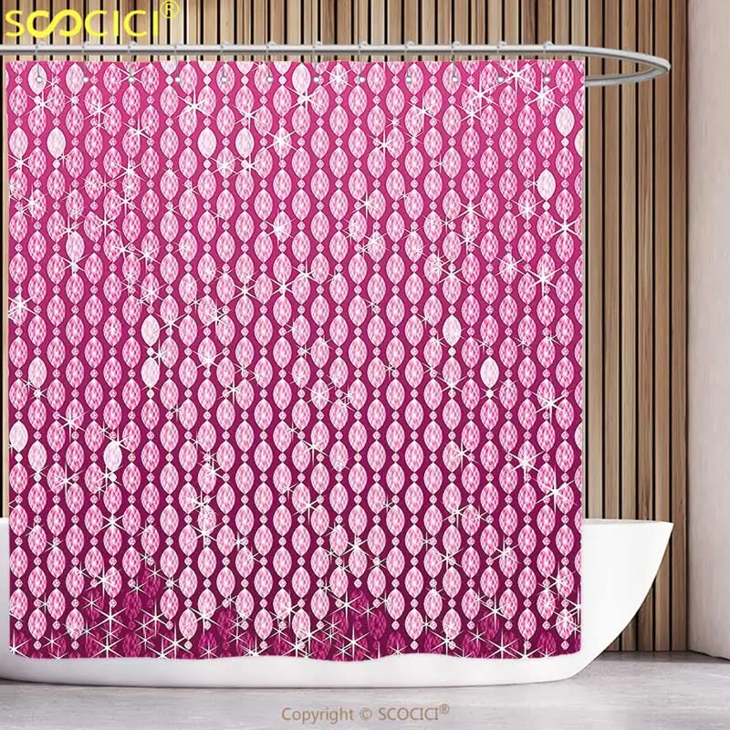 Stylish Shower Curtain Diamond Decor Collection Stylish Vertical