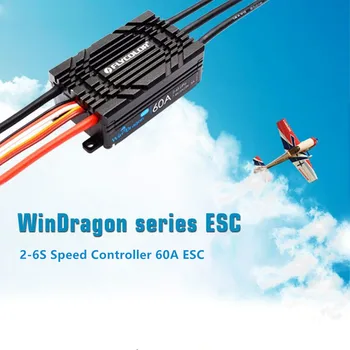 

Drone accessories Flycolor WinDragon 2-6S Speed Controller 60A ESC For RC Racing Drone Aircraft Z610