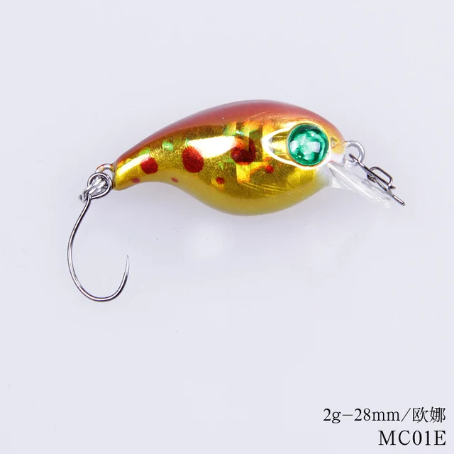 Free shipping crank lure mini crank fishing lure 28mm 2g fishing