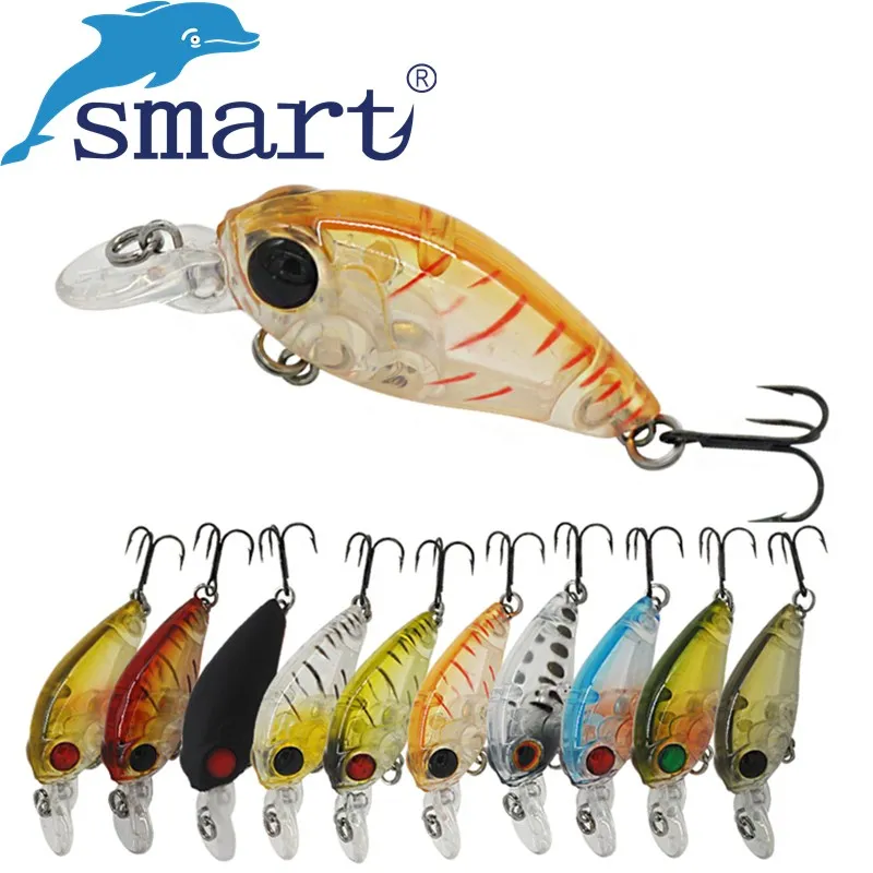 

SMART Crank Bait 35mm 3.5g Floating Fishing Lure Diving Depth1.0m Mini Crankbait Isca Artificial Para Pesca Leurre Peche Wobbler