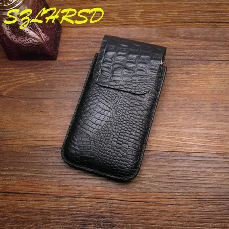 for iPhone 12 Pro Max Black Men Belt Clip Genuine