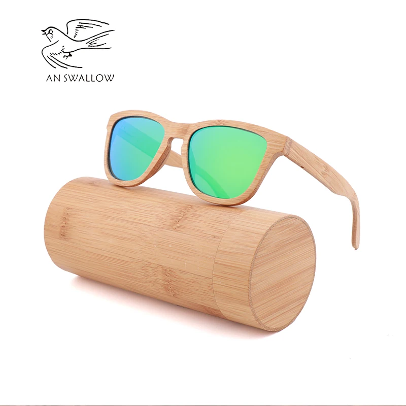 

Lunettes de soleil mode bambou hommes rйtro classique polarisй TAC lentille UV400 lunettes de soleil а rayonnement neuf