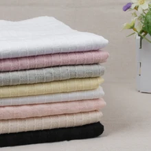 145X50 см тонкая полоска, одноцветная жаккардовая ткань, хлопок, лен, мягкая ткань, сделай сам, платье, халаты, одежда ручной работы, 140 г/м