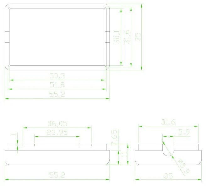 szomk diy enclosure small plastic electronics project case instrument box plastic housing junction box (9).jpg