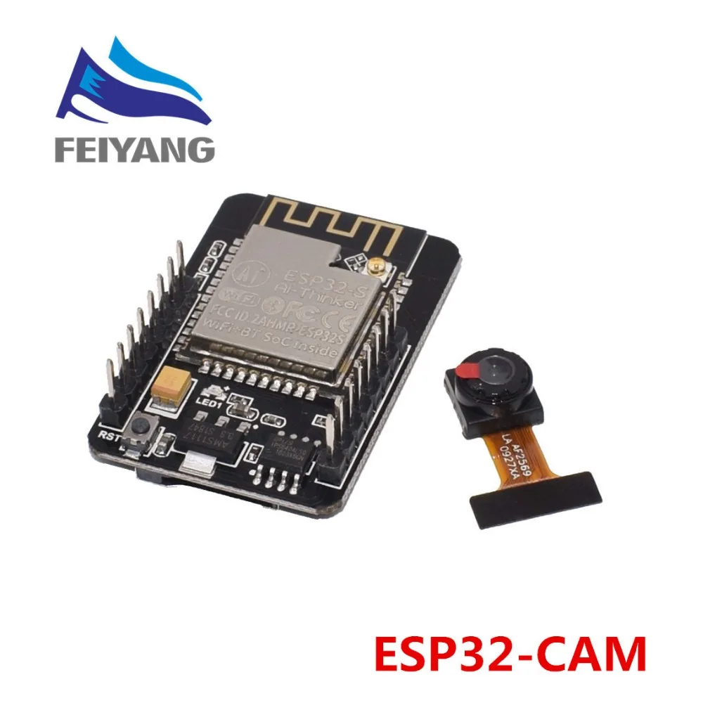 10 шт. ESP32-CAM беспроводной доступ в Интернет Wi-Fi модуль ESP32 серийный wi-fi ESP32 CAM макетная плата 5V Bluetooth с OV2640 Камера модуль