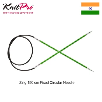 

1 piece Knitpro Zing 150cm Fixed Circular knitting Needle