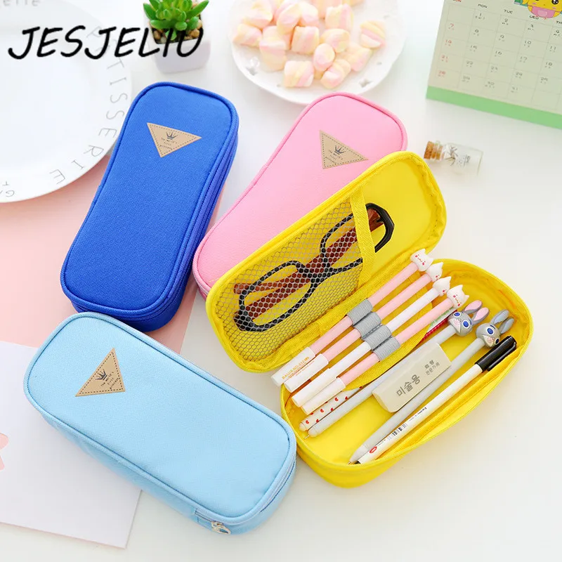 Girls Stationery Oxford Pen Bag Student Kids Prize School Pencil Case