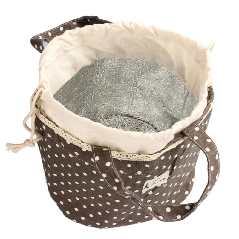 2018 new fashion  Thermal Insulated Lunch Box Tote Cooler Bag Bento Pouch Lunch Container Reusable Bags  Hot good quality C0208 11