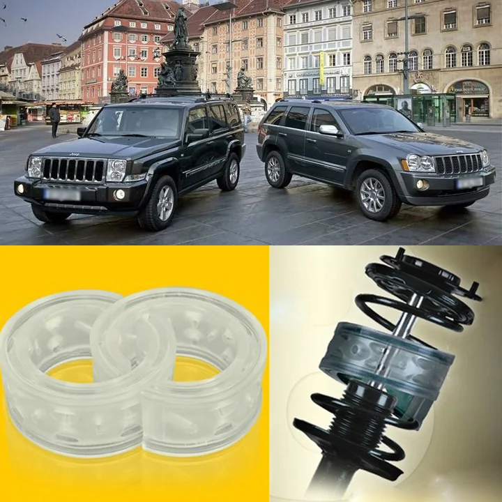 

2pcs Power Front /Rear Shock Suspension Cushion Buffer Spring Bumper For Jeep Commander