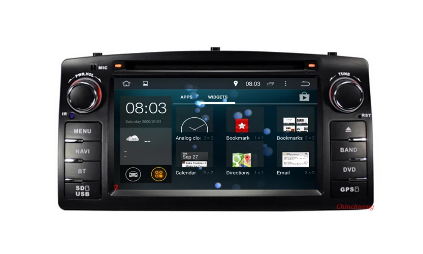 Sale Android 9.0 Car DVD Player for Toyota Corolla E120 2003-2006 BYD F3 Radio Tape Recorder GPS WiFi, Support DAB+ DSP OBD TPMS 4G 23