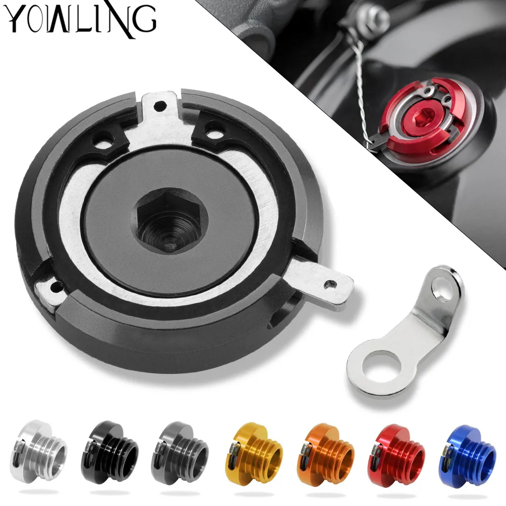 Vendita Calda Moto Cnc Olio Motore Filler Cup Cap Plate Staffa Freno Per Honda Cb 750 Honda Cb1000R Ducati Monster 1100
