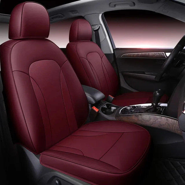 Custom automobile Cowhide car seat cover leather set For Jaguar All