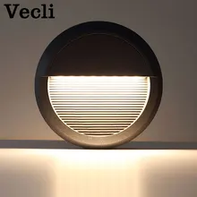 Открытый водонепроницаемый светодиодный светильник для ног, светильник, светильники, садовый пейзаж, настенный светильник, лестница, современный проходной угловой настенный светильник