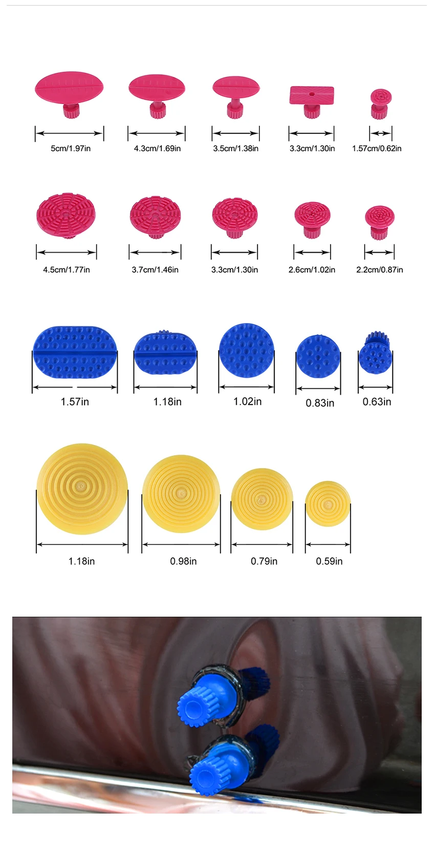 PDR Tools Car Paintless Dent Removal Tools High Quality Stainless Slide hammer Dent Puller Pulling Bridge glue gun hand tool kit