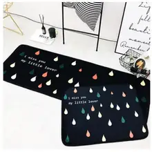 Скандинавский стиль простой коврик для кухни Коврик для прихожей Противоскользящий ванная комната бархатный коврик эркер коврик украшение для дома