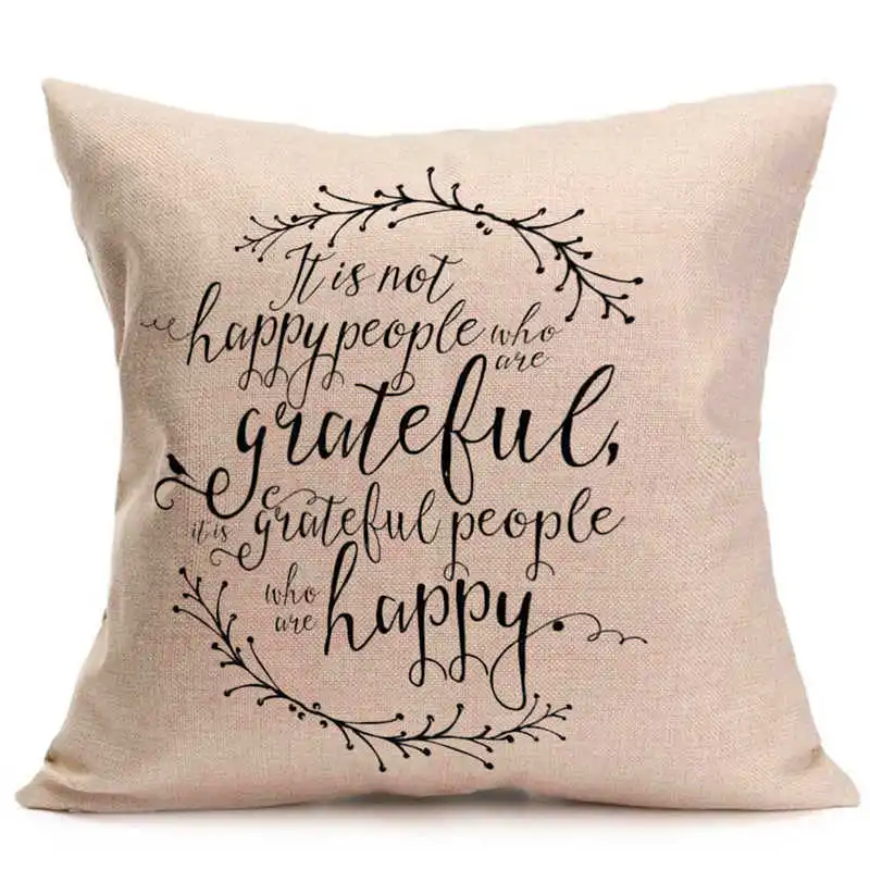 2018 hot Cartoon Pattern Linen Throw Pillow Case Cushion Christmas Theme Pillowcase pillow covers decorative 4545 #3o11#f  (3)