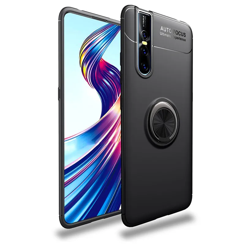 For Vivo V15 Pro Case Vivo V15 Pro 360 Degree Ring Finger Holder Car Magnet Phone Case For Vivo V15 Pro V15Pro V 15 Pro Fundas