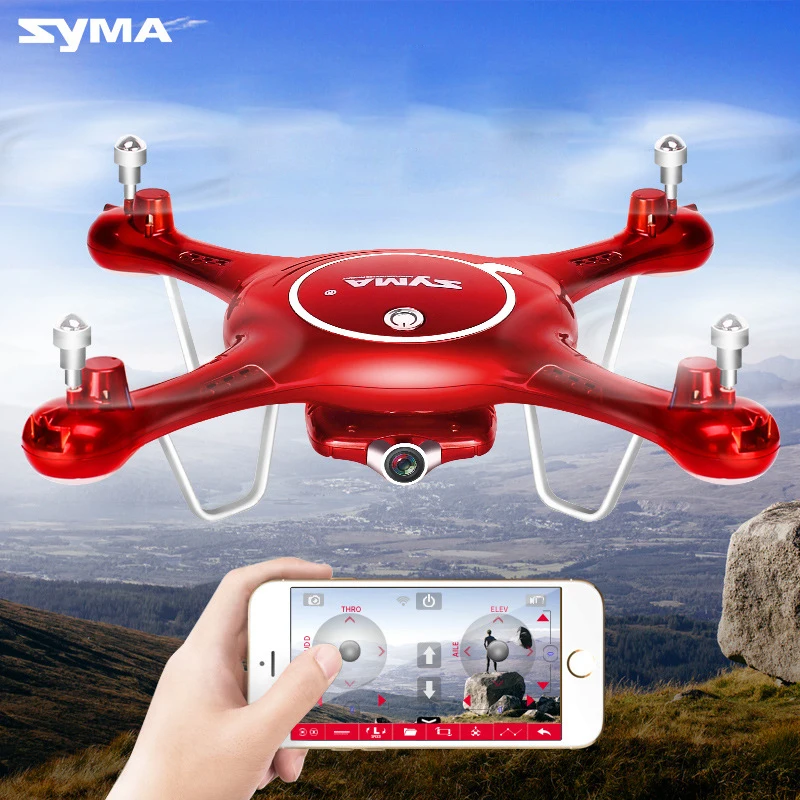 Дрон Syma X5UW Wi Fi HD 720P передача в режиме реального времени FPV 2 4G 4CH RC вертолет