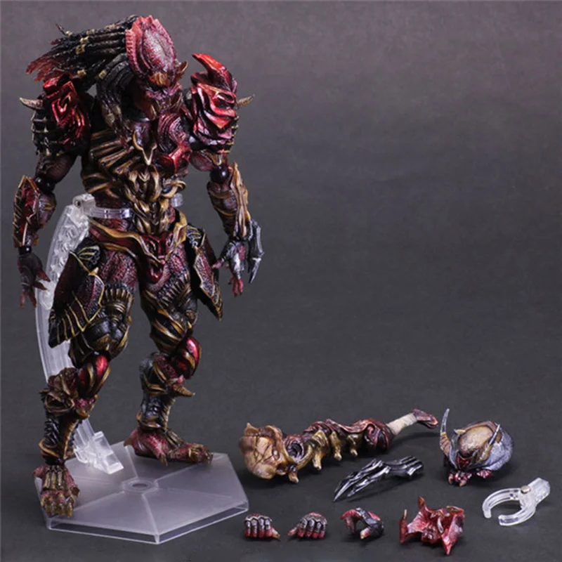

Predator Action Figures Toys Updated Series 26cm Predator Series With Stand PVC Action Figure Collectible Model Toy