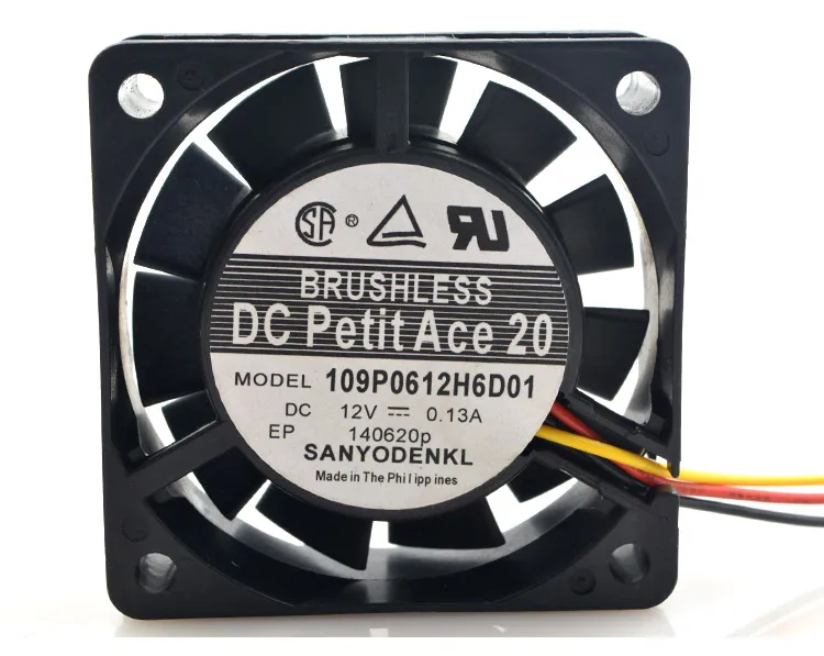 

New original 109P0612H6D01 12V 0.13A 6015 6CM cooling fan