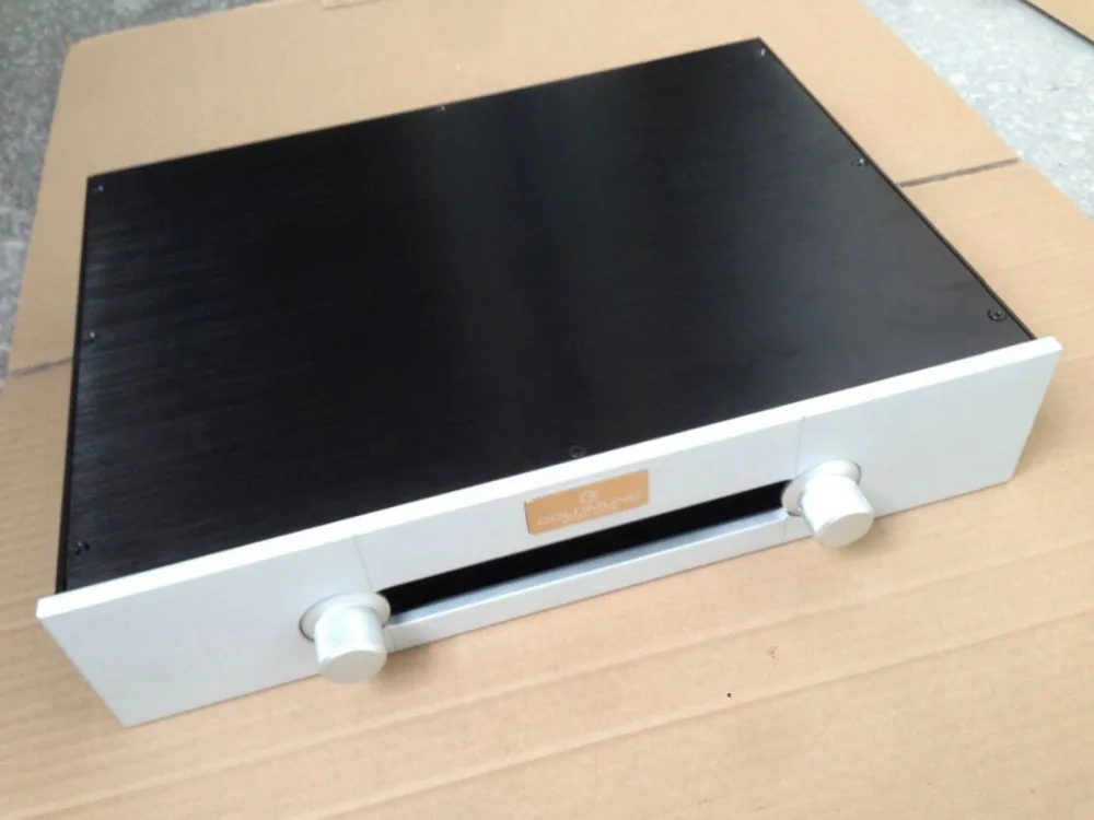 

GAOWEN-D All-aluminum Preamplifier Chassis DIY Pre-Amp Case Amplifier Audio Enclosure 430MM*90MM*300MM