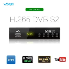 DVB-S2 V5 спутниковый ресивер цифровой ТВ-тюнер Поддержка HD H.265 AC3 DVB S2 рецептор Wifi CS Cline Biss Vu Youtube USB Захват