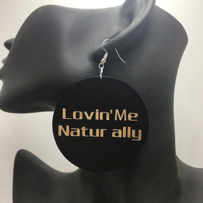 

Натуральные деревянные серьги Lovin's Me