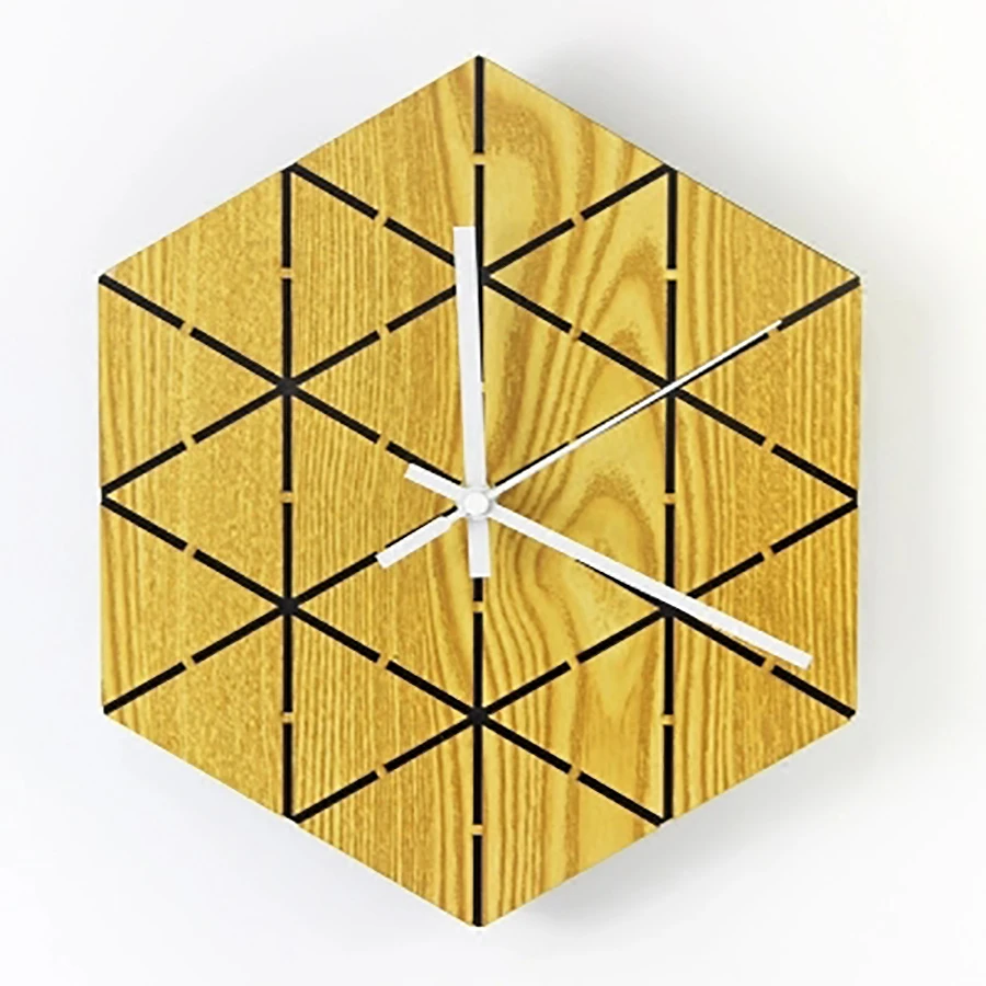 

Art Minimalist Wooden Wall Clock Creative Silent Large Decorative Wall Clocks Home Decor Best Selling 2019 Products Wall Watch