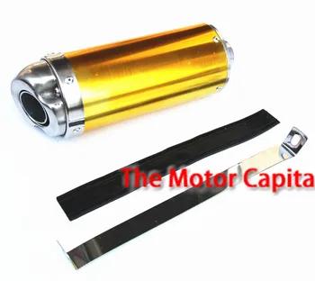 

Pit Dirt Bike 28mm gold Aluminum Exhaust Muffler For 50cc 90cc 110cc 125cc CRF50 XR50 KLX110 SSR Thumpstar TTR Lifan Motorcycle