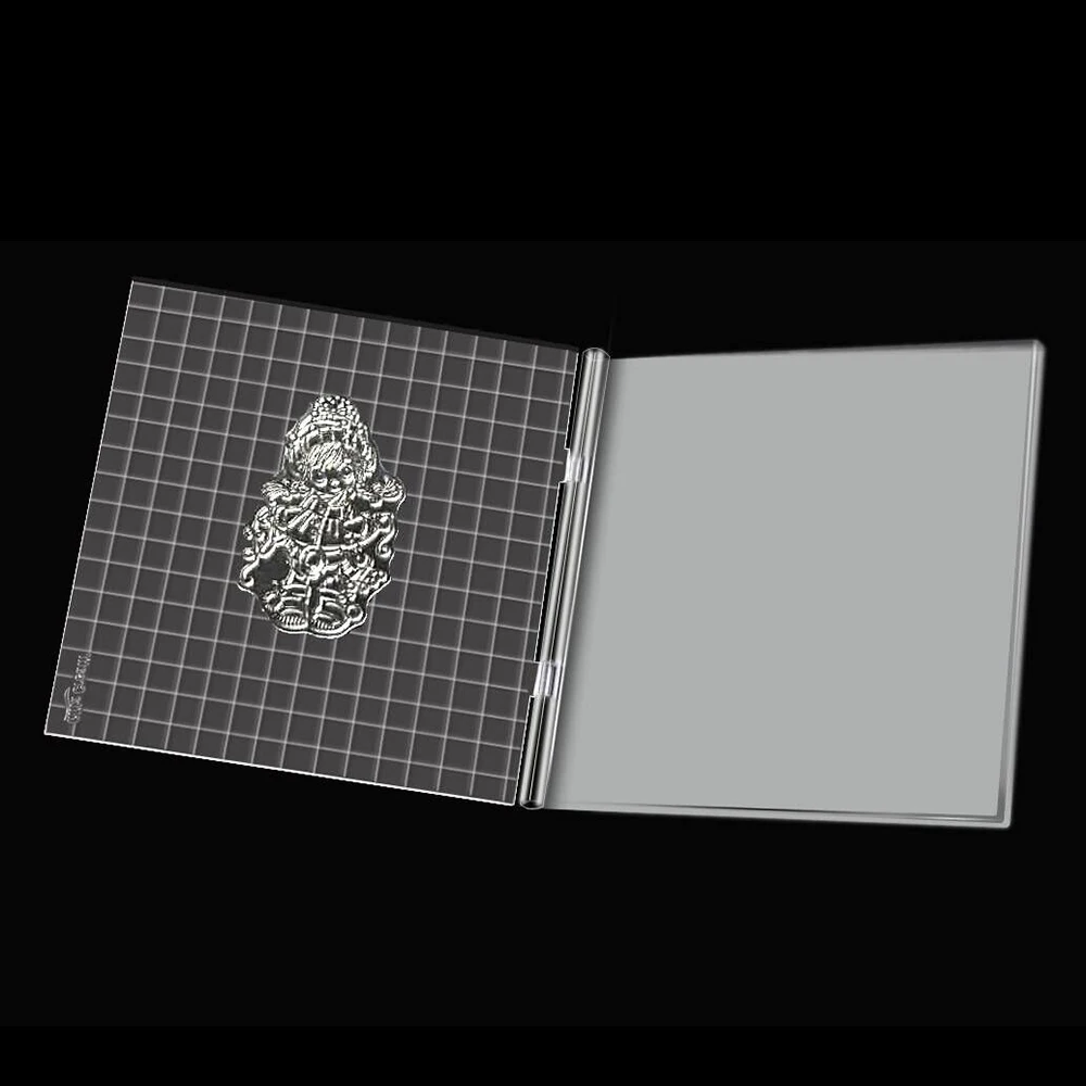 

Ufurty 16x16cm Acrylic Stamping Tool Perfect Positioning Stamping Clear Stamps Scrapbook Craft Stamp Folding Plate