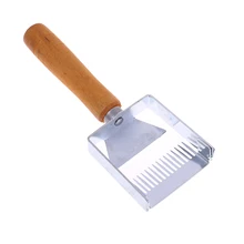 1 шт. приспособление для пчеловодства инструменты для пчеловодства игольчатая лопатка из нержавеющей стали два в одном нож для резки меда вилка для меда нож пасечный