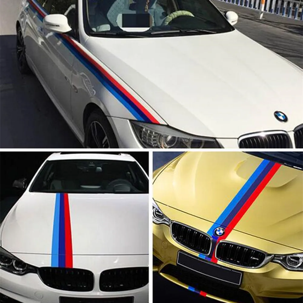 Автомобильная наклейка 10 м BMWColored, немецкий, итальянский, французский, русский, Национальный флаг, наклейка на тело, Виниловая наклейка для BMW M3 M5 M6 E46 E92