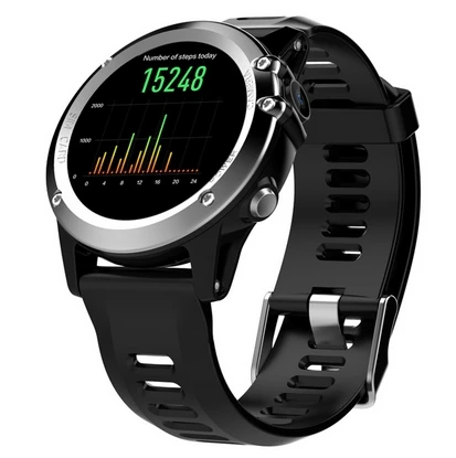 ABAY H1 Смарт часы IP68 Водонепроницаемый gps Smartwatch телефон Android Wifi Bluetooth часы телефон с камерой компас Мульти Спорт - Цвет: Серебристый