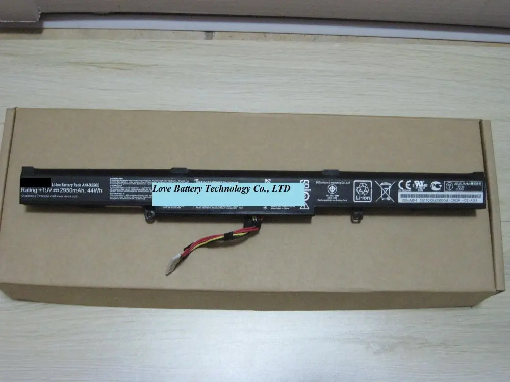 100 Original A41 X550E Battery for ASUS X550 X550D X550DP Laptop